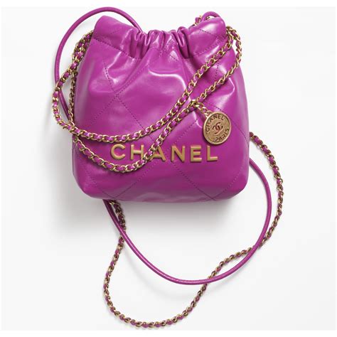 purple chanel bag|Chanel 22 mini bag.